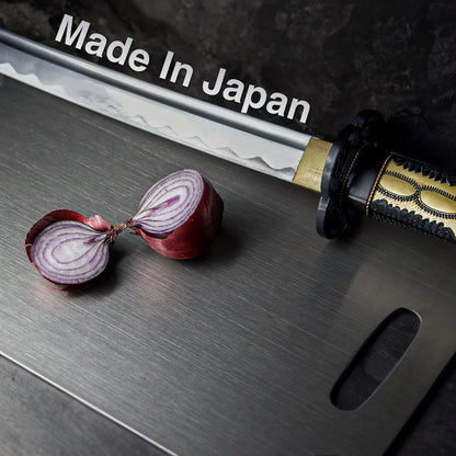 Samurai™ 100% Pure Titanium Cutting Board - Superior Hygiene & Durability